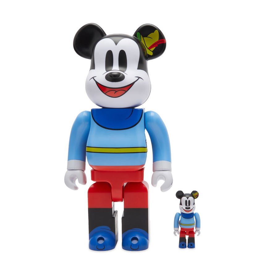 Collectible Medicom Toy Mickey Mouse Brave Little Tailor Be@rbrick in Multi 100%/400% Blå | 4530956607894