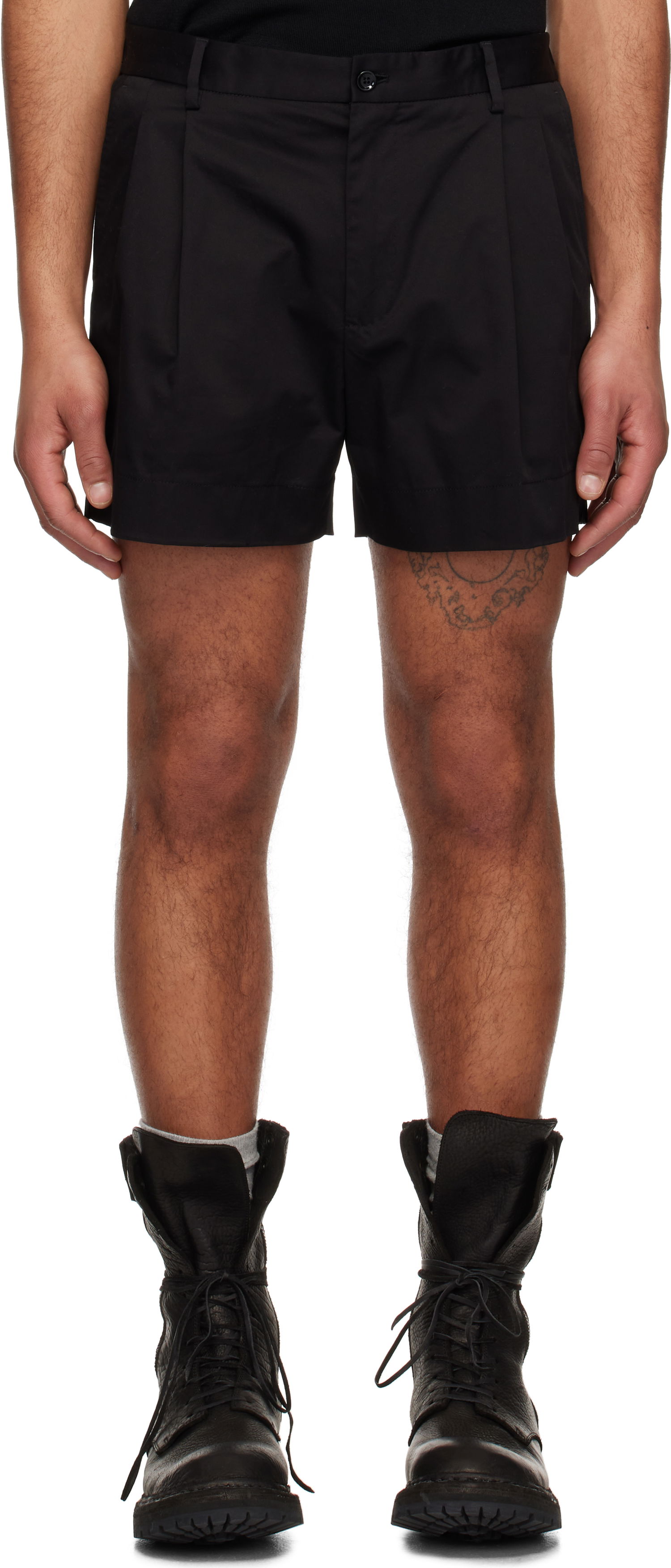 Shorts Dolce & Gabbana Dolce&Gabbana Cotton Gabardine Shorts Sort | GP0X9TFUFNV, 0