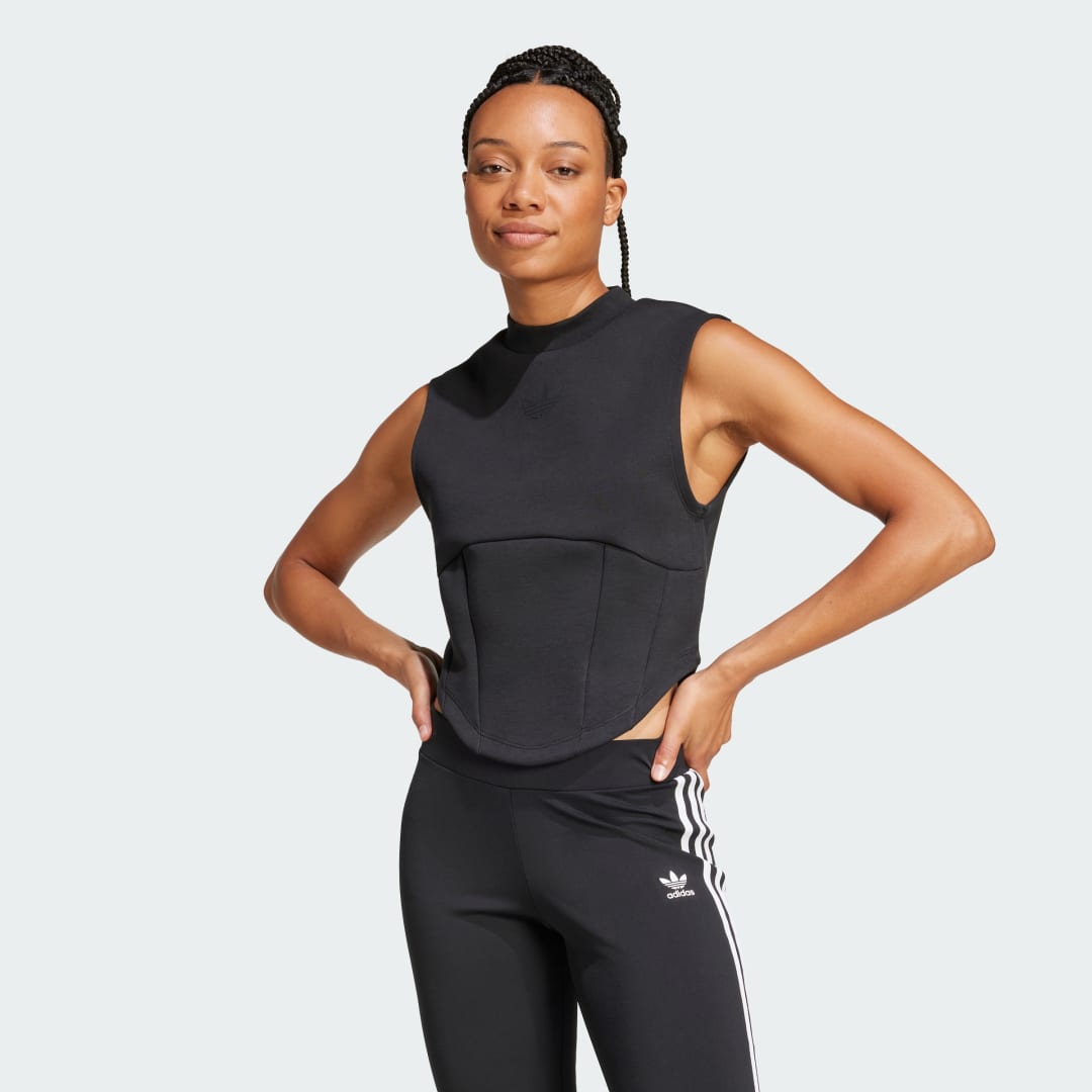 Tanktop adidas Performance Interlock Training Vest Sort | JJ0967, 0