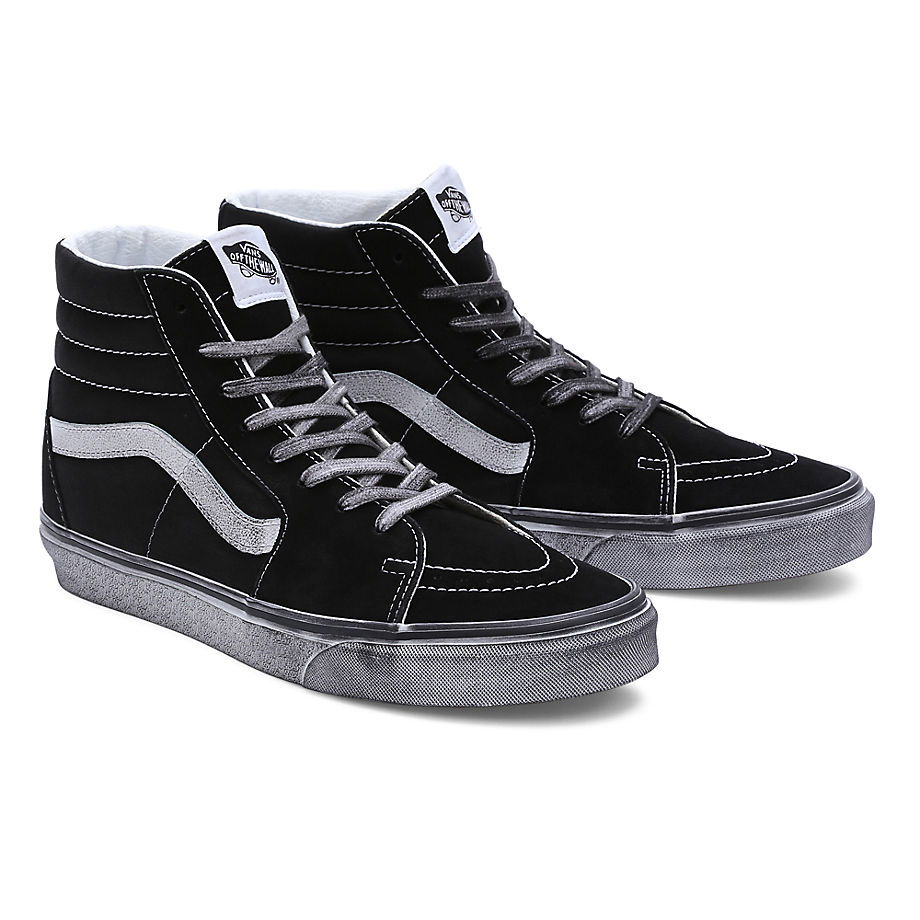 Sneakers og sko Vans Chaussures Stressed Sk8-hi Sort | VN0007NSMCG, 0