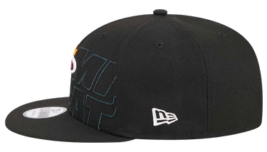 Kasket New Era Miami Heat 2023 Draft 9Fifty Snapback Cap Sort | 60360920-60360920, 3