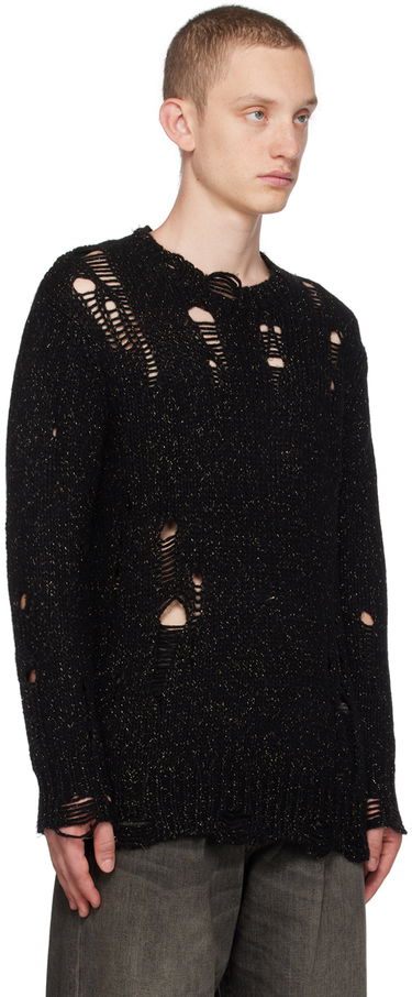 Sweater R13 R13 Distressed Knit Sweater Sort | R13WY184-Y103B, 1