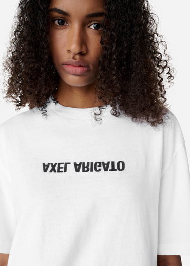 Crop top AXEL ARIGATO Cropped T-Shirt Hvid | A3021001, 5
