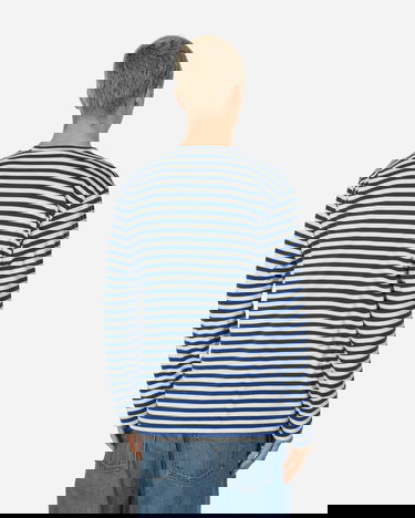 T-shirt Comme des Garçons Play Heart Stripe Logo Tee Flerfarvet | P1T164-2, 3