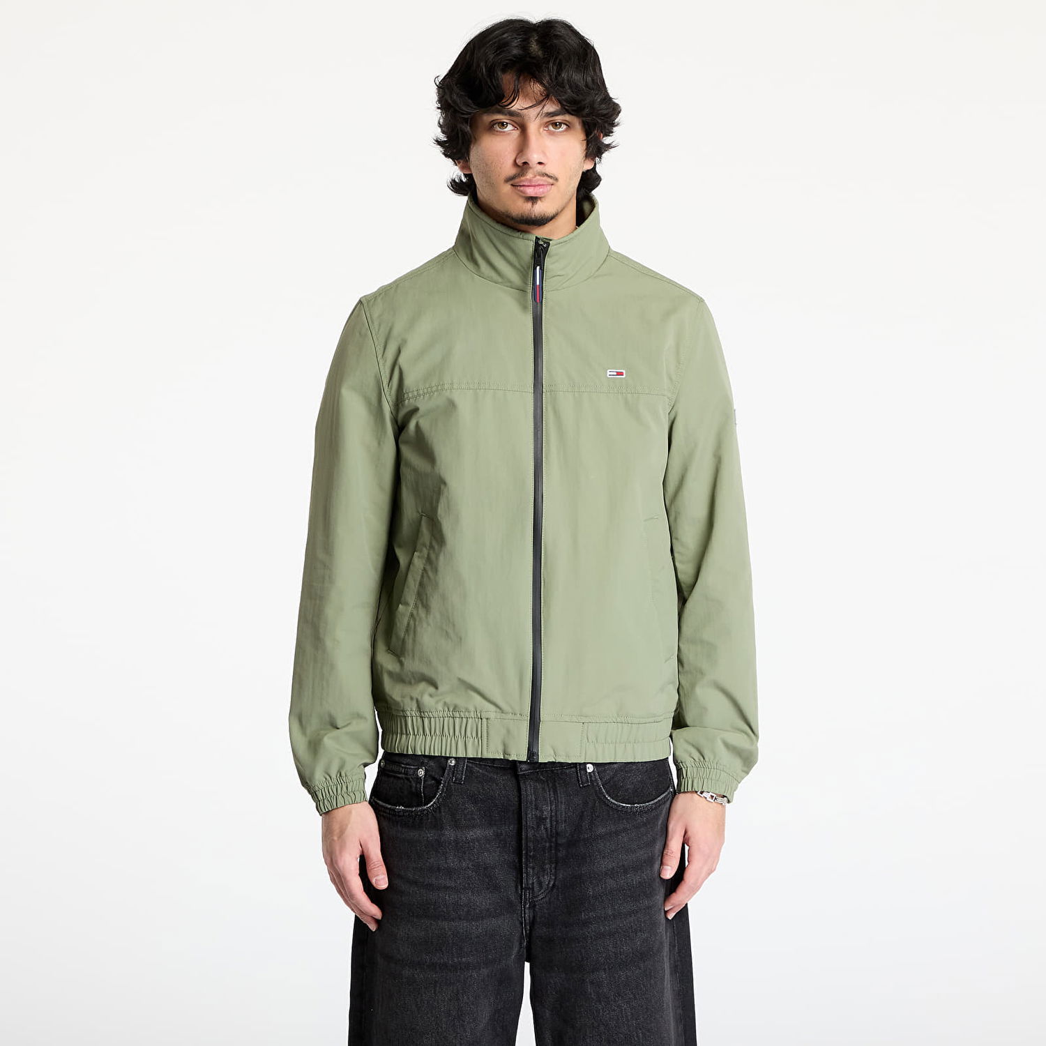 Vindjakke Tommy Hilfiger Tommy Jeans Essential Casual Bomber Jacket Grøn | DM0DM15382 MR6, 0