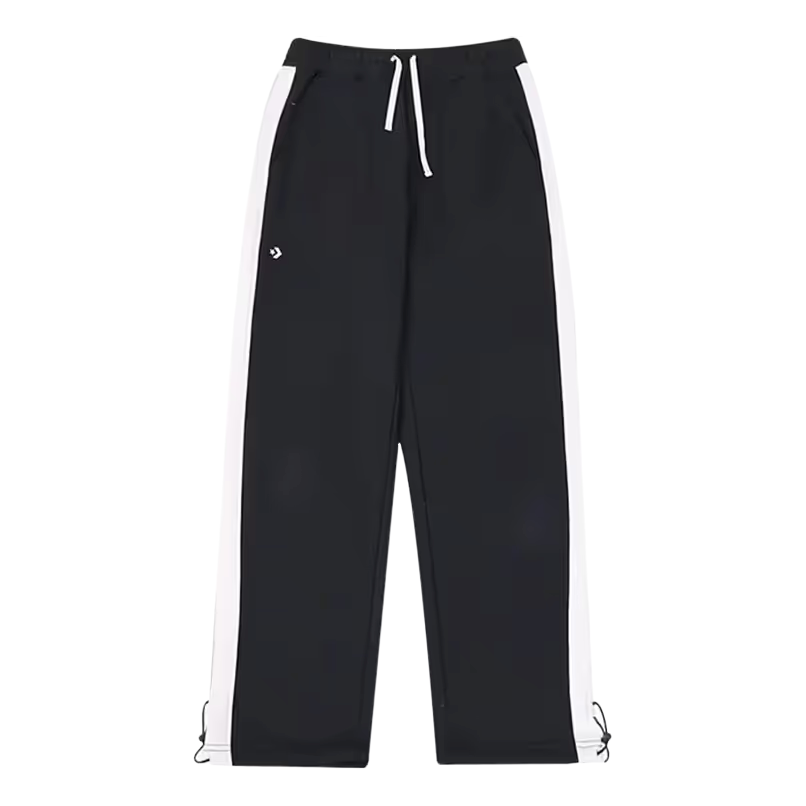 Joggingbukser Converse Drawstring Stripe Sweatpants Sort | 10026911-A02