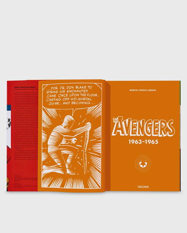 Bog og blad TASCHEN Marvel Avengers 1963–1965 Comic Book Rød | 978-3-8365-9859-0, 2