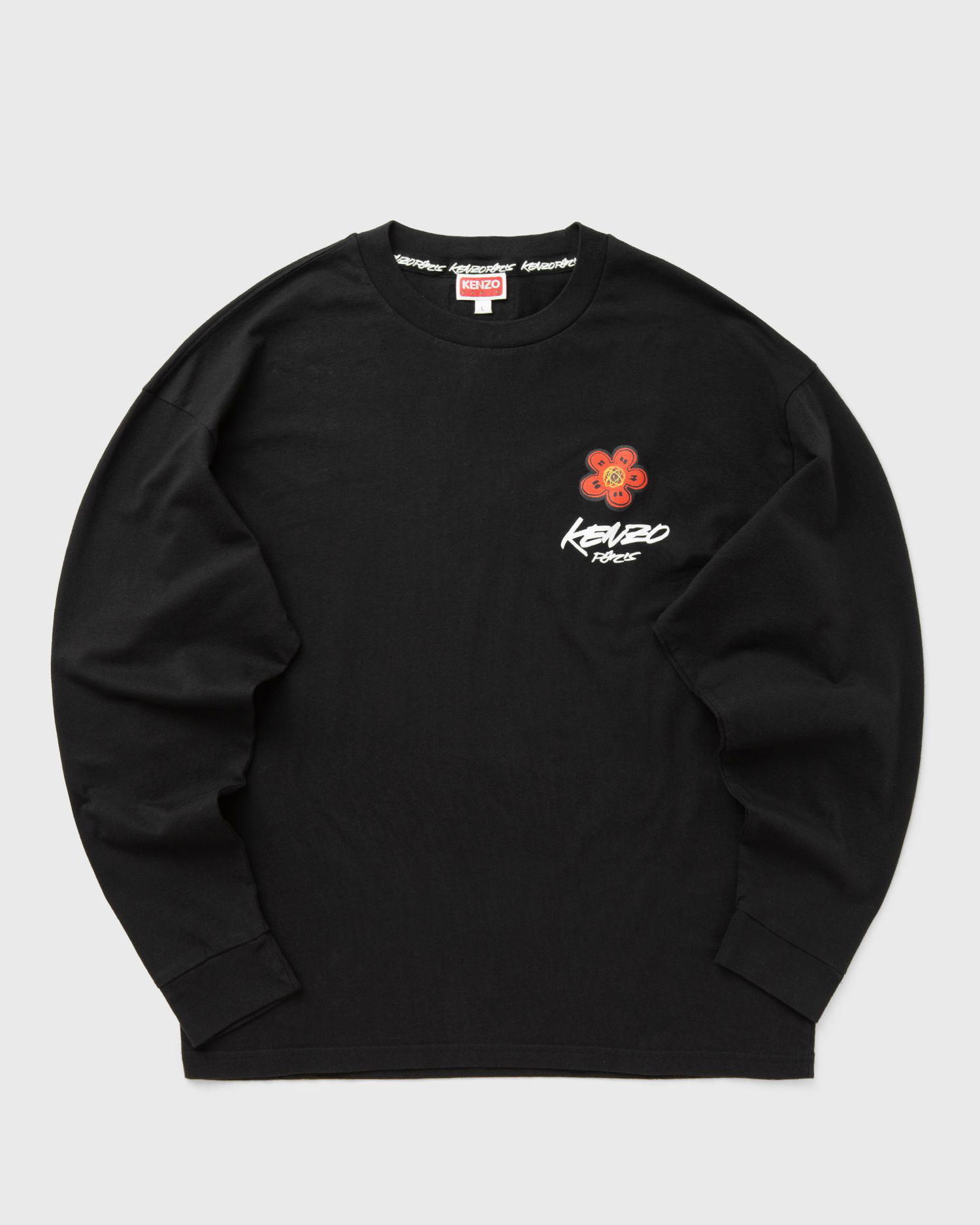 T-shirt KENZO Kenzo Futura Relax Long Sleeve T-Shirt Sort | FF65TL3514SG.99J, 1