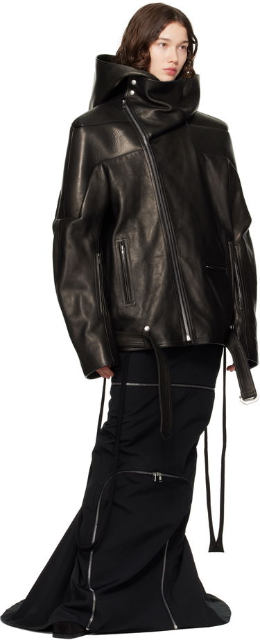 Nederdel Rick Owens Rick Owens Hollywood Headon Maxi Skirt Sort | RO01E7399 PCVS, 3