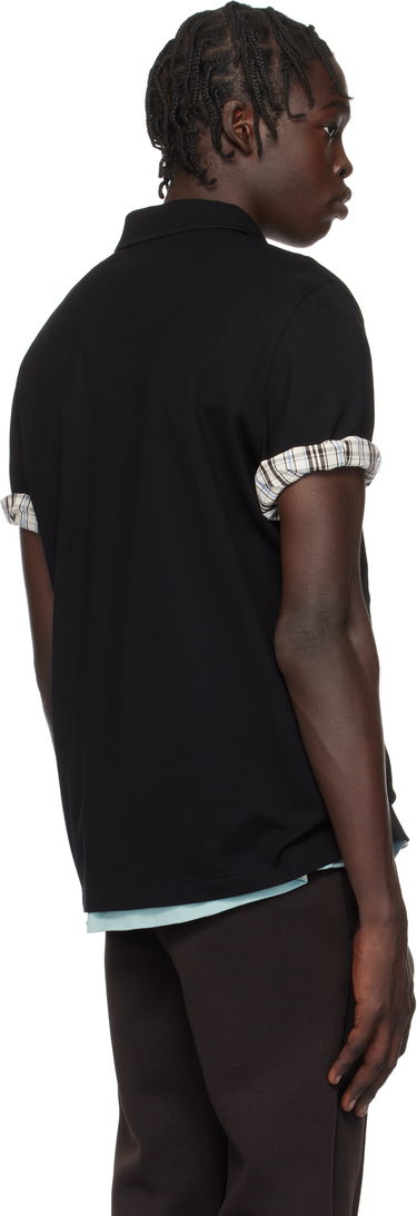 Polo skjorte FERRAGAMO Ferragamo Zip Collar Polo Sort | 772040, 2