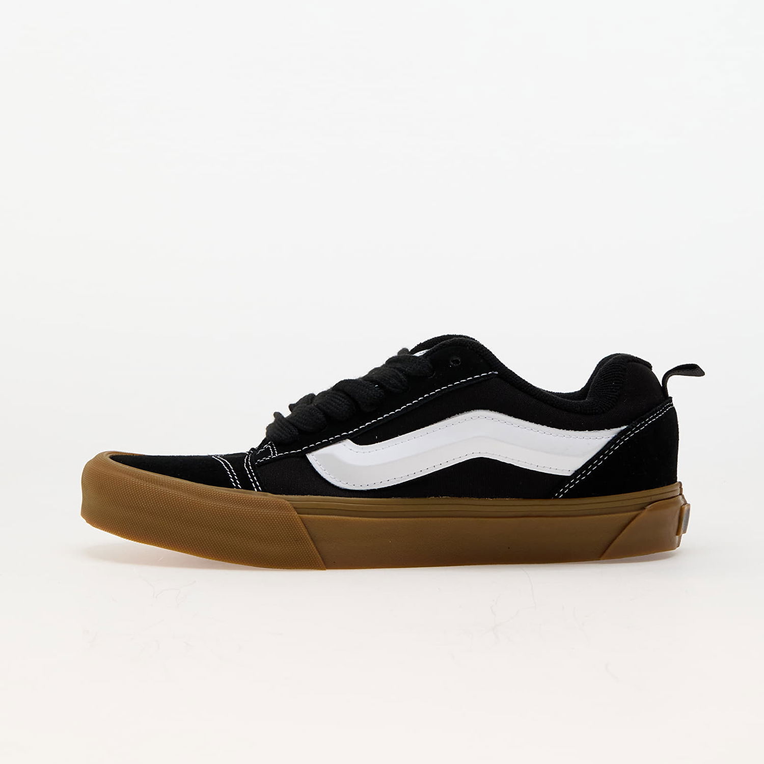 Sneakers og sko Vans Knu Skool Black/ Gum Sort | VN0009QCB9M1, 0