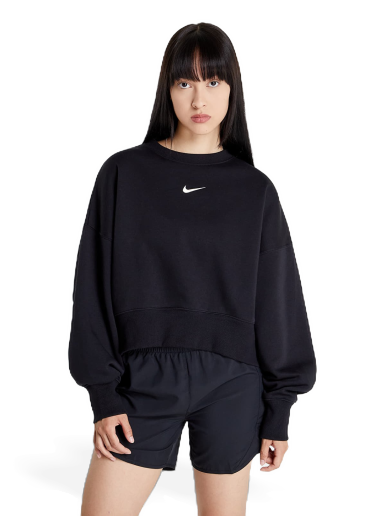 Sweatshirt Nike Phoenix FleeceOversized Crewneck Sort | DQ5761-010