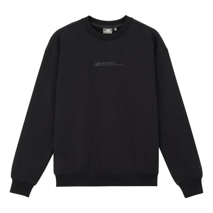 Sweater New Balance Men's Sweatshirt Sort | 5CD37231-BK