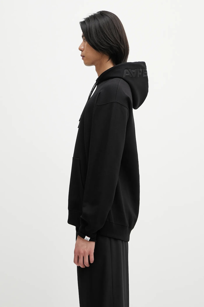 Sweatshirt AAPE by A Bathing Ape AAPE Now Hoodie with Application Sort | AAPSWMB323XXN, 1