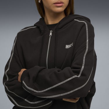 Sweatshirt Puma PUMA x ROSÉ T7 Women's Hoodie Sort | 633801_01, 1
