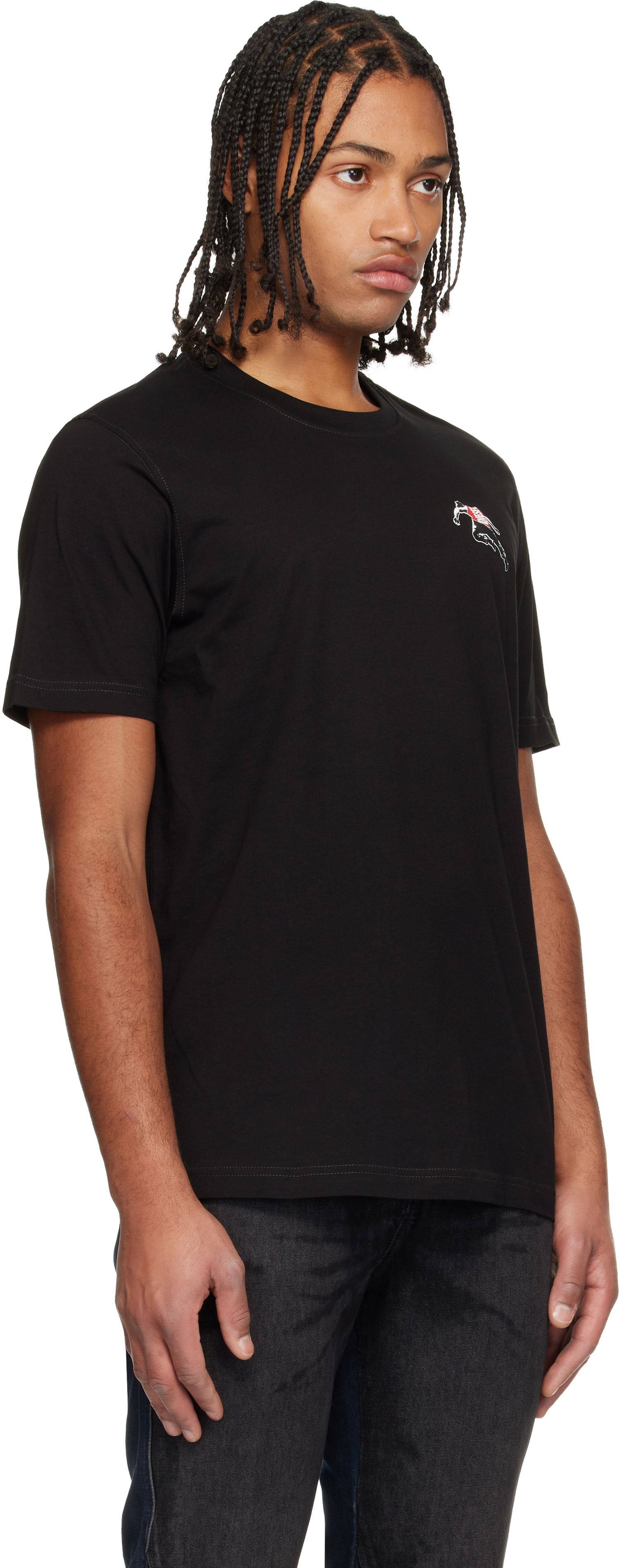 T-shirt Diesel T-shirt T-Adjust-T3 Sort | A18668-0QIAM-9XX, 1