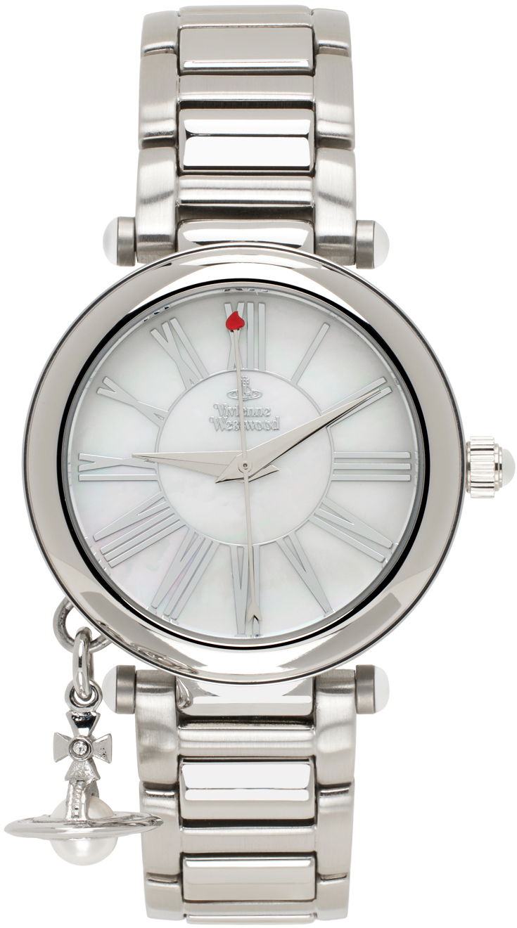 Ur Vivienne Westwood Mother Orb Watch Grå | VV006PSLSL