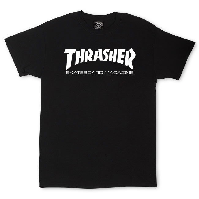 T-shirt Thrasher Skate Mag T-Shirt Sort | 110101BLK, 1