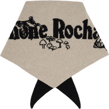 Tørklæde Simone Rocha Simone Rocha Graphic Logo Knit Neckerchief Scarf Flerfarvet | KIMK3WDB 0669, 2