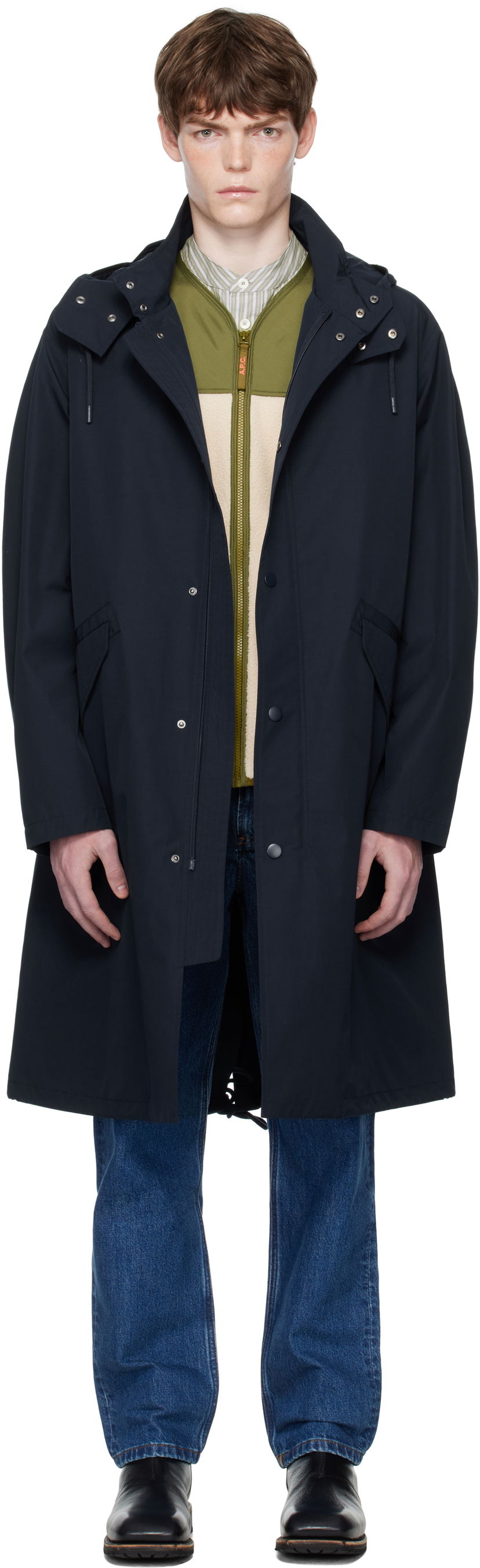 Parka A.P.C. A.P.C. Antonin Parka Mørkeblå | PSAJB-M30202