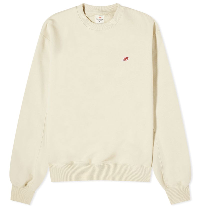 Sweatshirt New Balance MADE in USA Core Crewneck Sweatshirt Beige | MT41544-SD