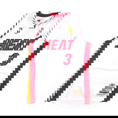 Jersey Mitchell & Ness Miami Heat Dwyane Wade Finals Jersey Hvid | AJY44169-MHE05DWAWHIT, 0