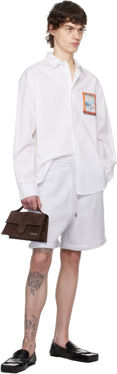 Shorts Jacquemus Jacquemus 'The Torneo' Sweatshorts Grå | 25E255JS313-2465, 3