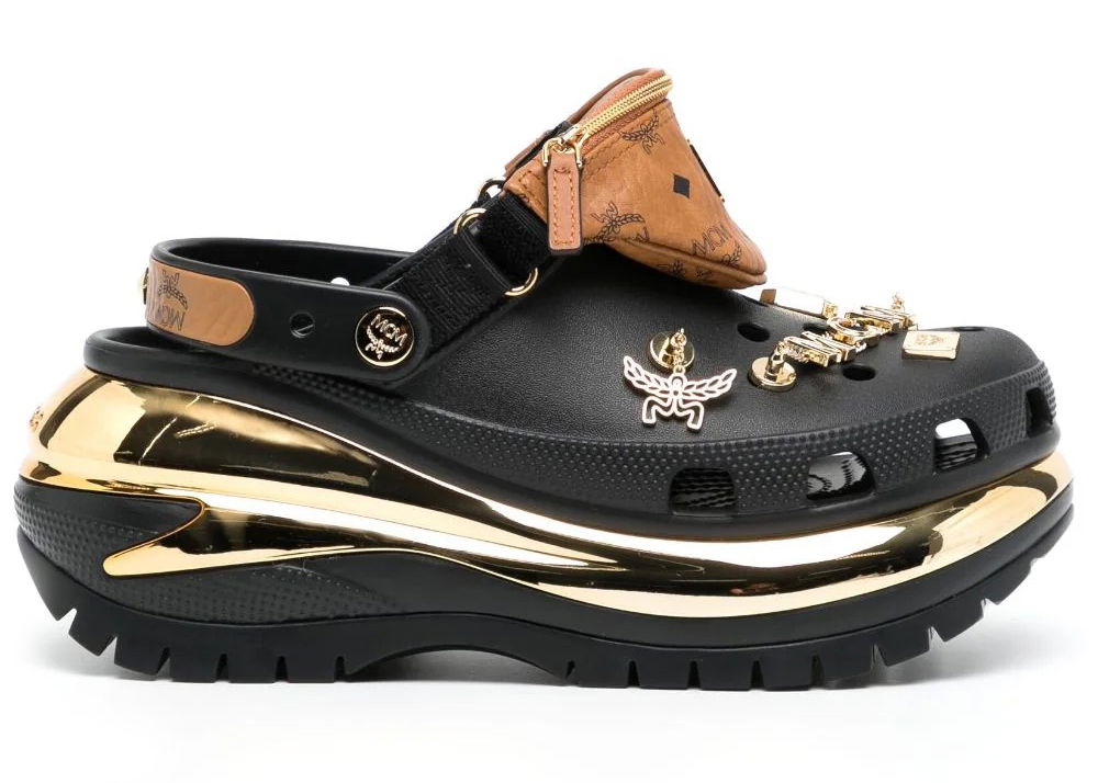 Sneakers og sko Crocs MCM x Mega Crush Clog "Belt Bag Bracelet Black" Sort | 209357-001, 0