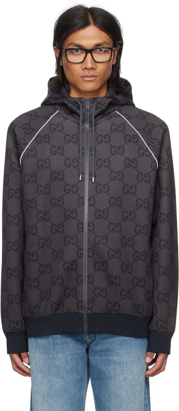 Jakke Gucci Jumbo Jacket Grå | 771619 XJF52, 0