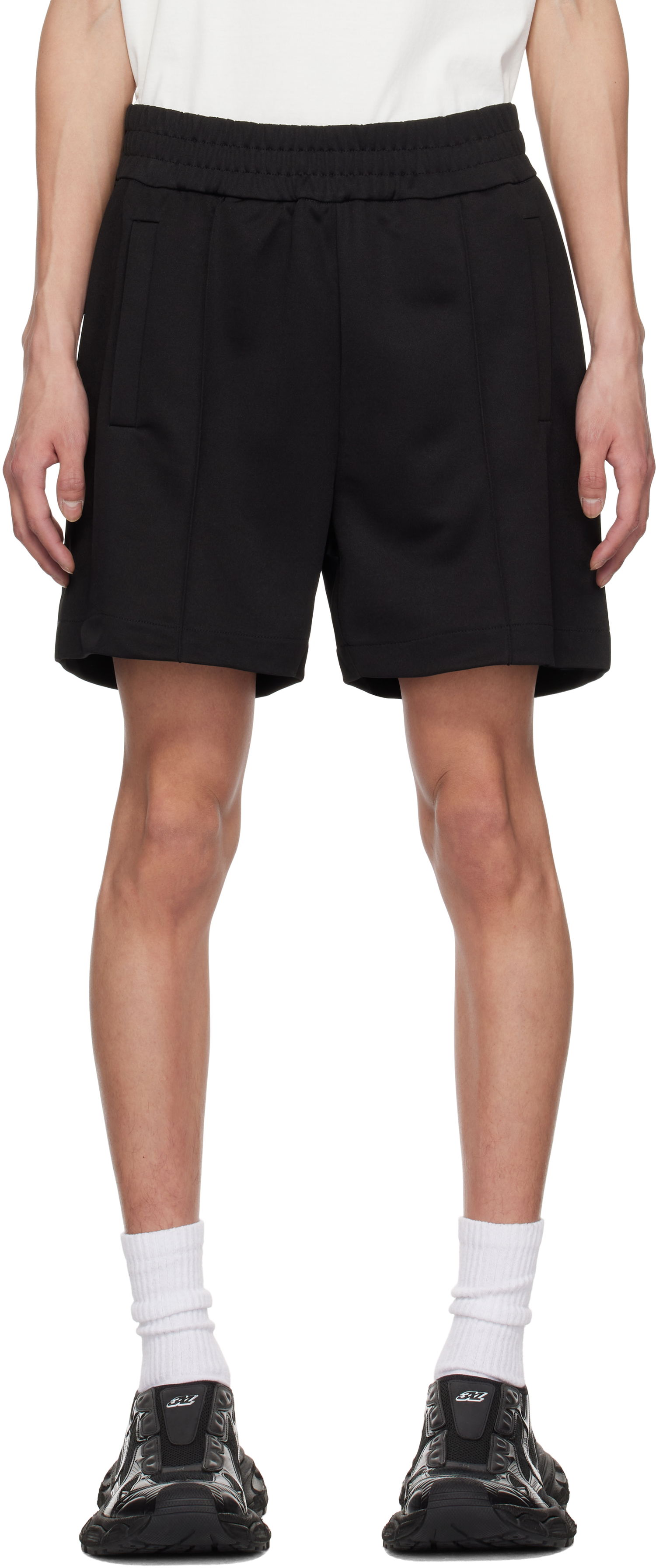 Shorts Palm Angels Palm Angels Track Shorts Sort | PMCL008S25FAB0011003, 0
