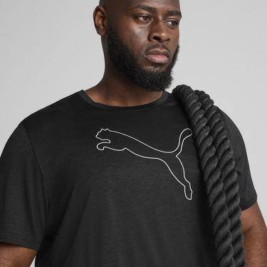 T-shirt Puma Essentials Heather Cat Tee Sort | 525907_01, 4