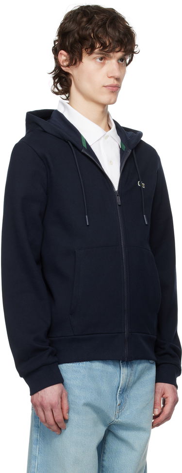 Sweatshirt Lacoste Zip-Up Hoodie Mørkeblå | SH9626_166, 1