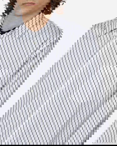 Skjorte Comme des Garçons Woven Stripe Shirt Hvid | FZ-B115-PER  119, 5