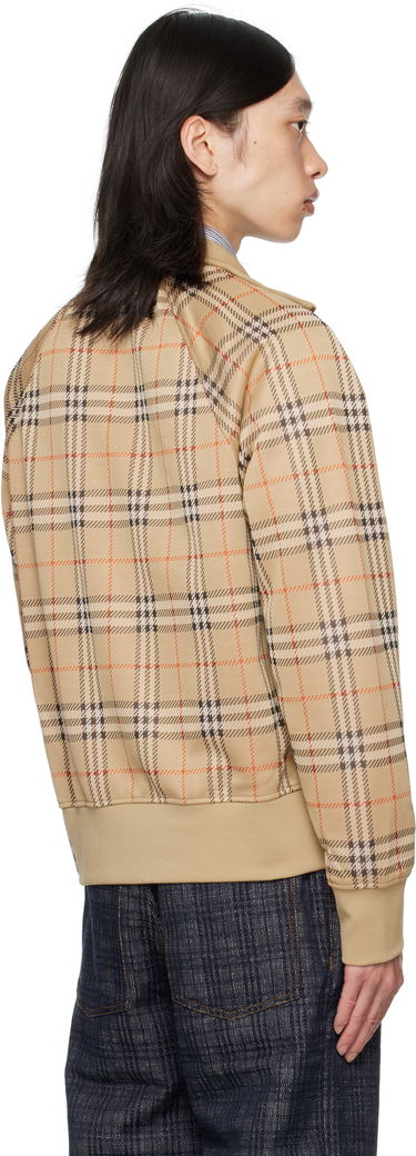 Træningsdragt Burberry Burberry Check Track Jacket Beige | 8113844, 2