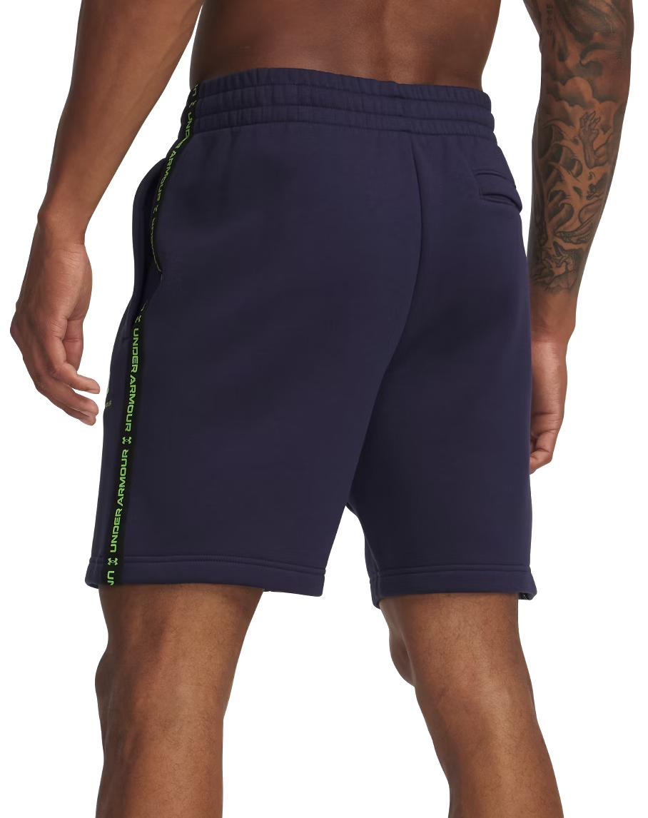 Shorts Under Armour Under Armour UA Icon Fleece Taping Shorts Mørkeblå | 1390299-411, 1