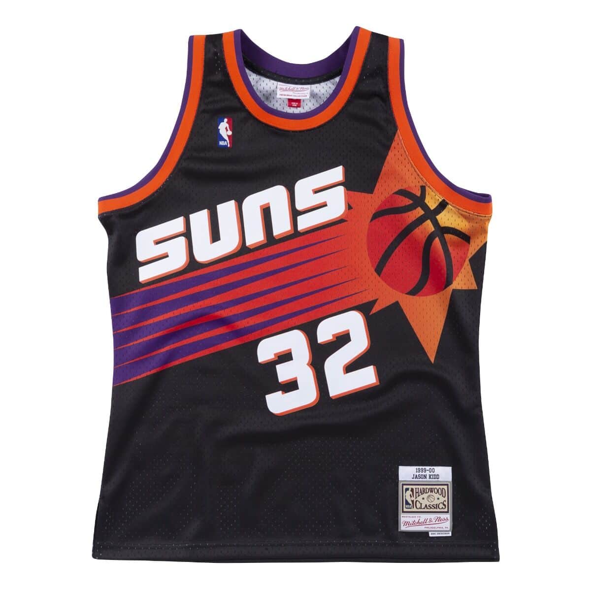 Jersey Mitchell & Ness Mitchell & Ness NBA Phoenix Suns Jason Kidd Swingman Jersey Sort | SMJYAC18020-PSUBLCK99JKI, 0