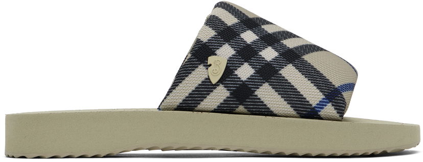 Sneakers og sko Burberry Burberry Check Trek Sandals Beige | 8101615