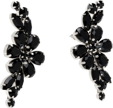 Øreringe Simone Rocha Simone Rocha Floral Crystal Half Moon Earrings Lyserød | ERG503 0903, 4