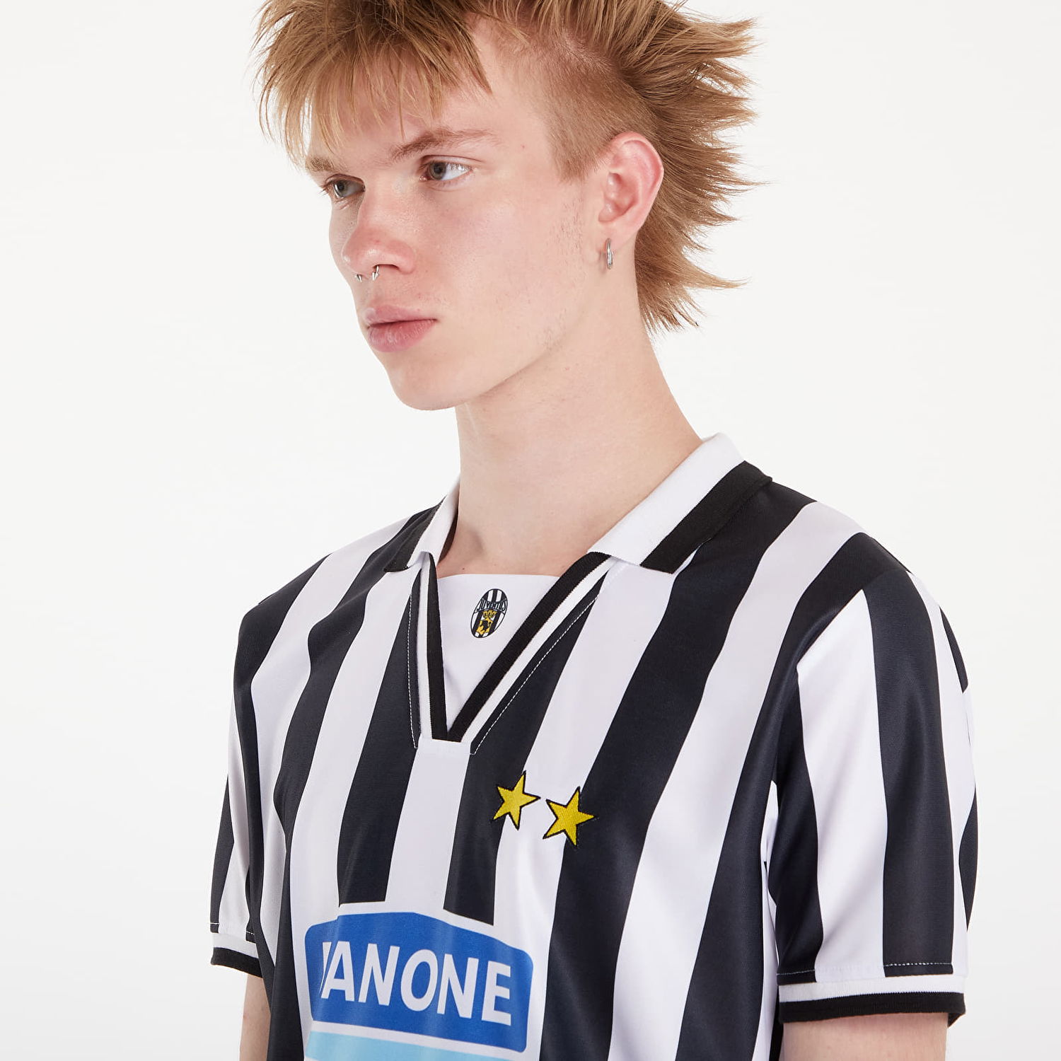 Jersey COPA Juventus 1994 - 95 Retro Football Shirt Black/ White Sort | 170-020, 1