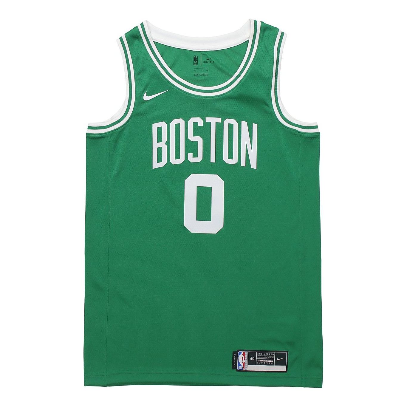 Jersey Nike NBA Boston Celtics Tatum #0 Swingman Jersey Grøn | CW3659-314, 0