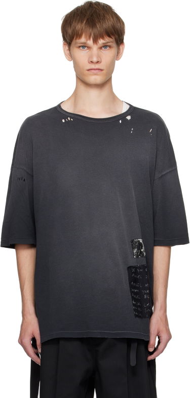 T-shirt Ann Demeulemeester Ann Demeulemeester Dieter High-Comfort T-Shirt Sort | B0013222-FA637-098, 0