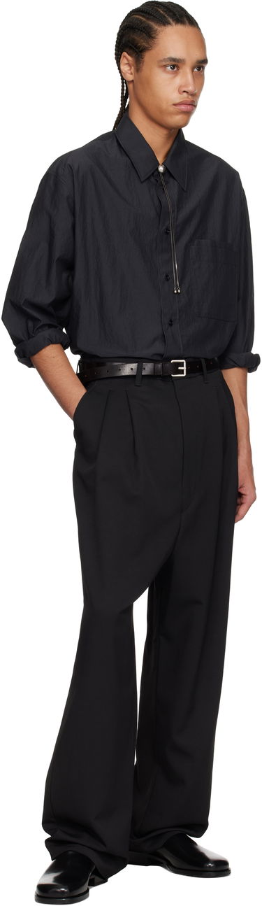 Skjorte LEMAIRE Lemaire Double Pocket Shirt Sort | SH1157 LF1399, 4