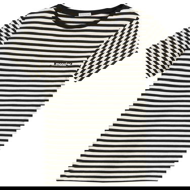 T-shirt Moncler Moncler Striped Short Sleeve T-Shirt Sort | 8C000-49-89AZC-F09, 0