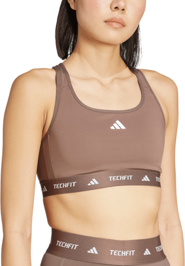 Bh adidas Originals TechFit Medium Support Bra Brun | jv9755, 0