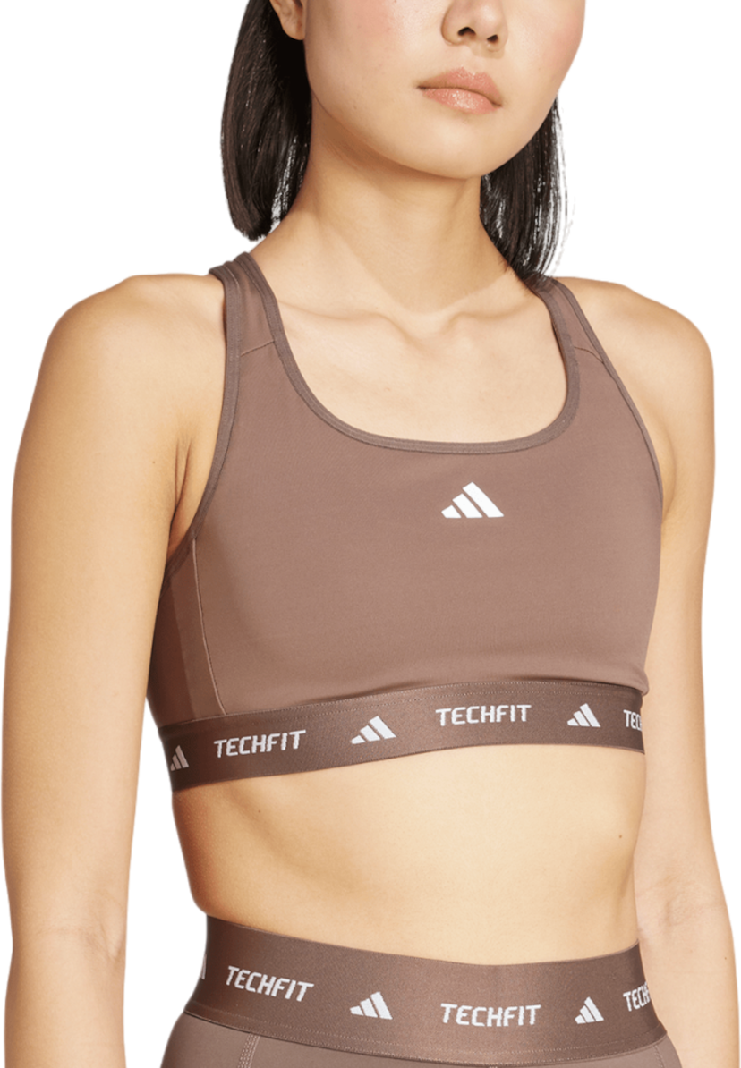 Bh adidas Originals TechFit Medium Support Bra Brun | jv9755
