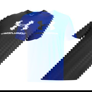 T-shirt Under Armour Sportstyle Logo Mørkeblå | 1329590-402, 4