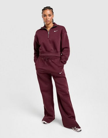 Joggingbukser Nike Nike Sportswear Phoenix Fleece High Rise Wide 2 Pants Bourgogne | IH1011-652, 3
