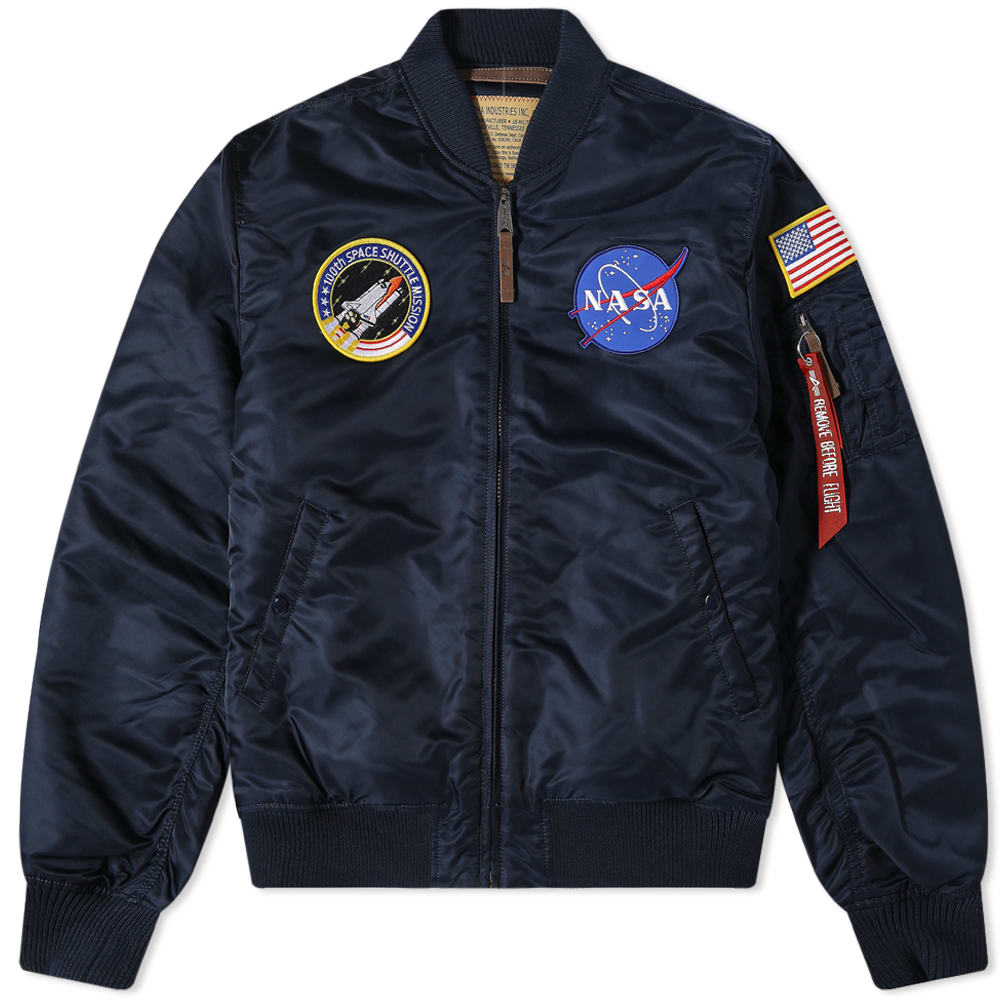 Jakke Alpha Industries MA-1 VF NASA Sort | 166107-07, 0