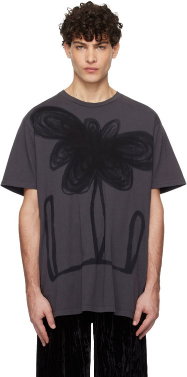 T-shirt Collina Strada Collina Strada Painted T-Shirt Grå | XX3137, 0