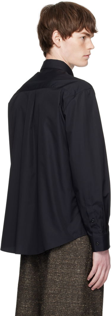 Skjorte Simone Rocha Simone Rocha Beaded Flower Cluster Classic Shirt Sort | 5384B 1025, 2